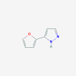 molecular formula C7H6N2O B186572 3-(呋喃-2-基)-1H-吡唑 CAS No. 32332-98-2