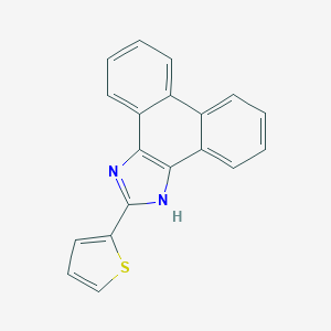 molecular formula C19H12N2S B186602 2-(2-thienyl)-1H-phenanthro[9,10-d]imidazole CAS No. 73042-94-1