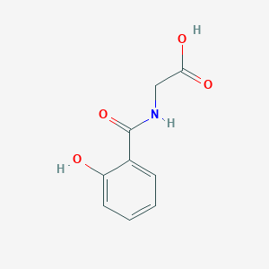 molecular formula C9H9NO4 B018661 水杨基甘氨酸 CAS No. 487-54-7
