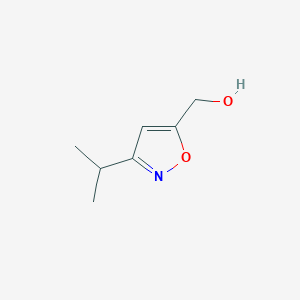 molecular formula C7H11NO2 B186614 (3-Isopropylisoxazol-5-yl)methanol CAS No. 14633-17-1