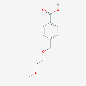 molecular formula C11H14O4 B186618 4-((2-Methoxyethoxy)methyl)benzoic acid CAS No. 119828-60-3