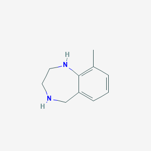B186652 9-Methyl-2,3,4,5-tetrahydro-1H-benzo[e][1,4]diazepine CAS No. 195986-82-4