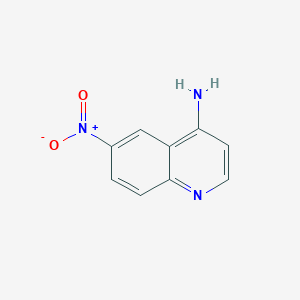 B186655 6-Nitro-4-quinolinamine CAS No. 116632-55-4