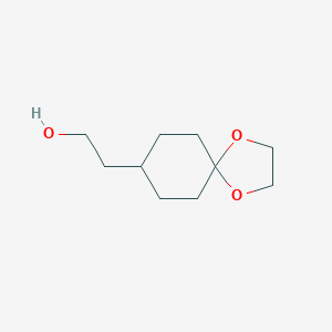B186674 2-(1,4-Dioxaspiro[4.5]decan-8-yl)ethanol CAS No. 135761-76-1