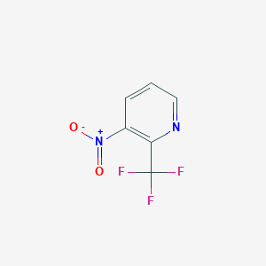 molecular formula C6H3F3N2O2 B186678 3-Nitro-2-(trifluoromethyl)pyridine CAS No. 133391-63-6