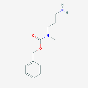 B186681 Benzyl (3-aminopropyl)methylcarbamate CAS No. 126955-77-9