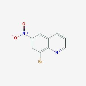 molecular formula C9H5BrN2O2 B186684 8-Bromo-6-nitroquinoline CAS No. 120287-30-1