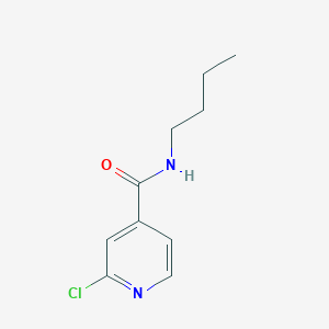 molecular formula C10H13ClN2O B186687 2-Chloro-N-butylisonicotinamide CAS No. 131418-15-0