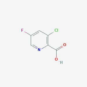 molecular formula C6H3ClFNO2 B186696 3-Chloro-5-fluoropyridine-2-carboxylic acid CAS No. 128073-01-8