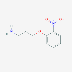 molecular formula C9H12N2O3 B186700 3-(2-Nitrophenoxy)propylamine CAS No. 103546-10-7