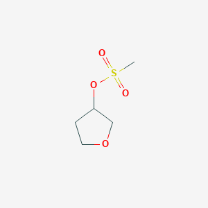 molecular formula C5H10O4S B186733 甲磺酸氧杂环丙烷-3-酯 CAS No. 156380-34-6