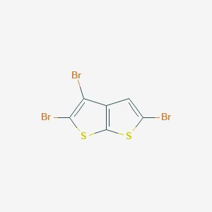 molecular formula C6HBr3S2 B186774 2,3,5-tribromothieno[2,3-b]thiophene CAS No. 53255-85-9