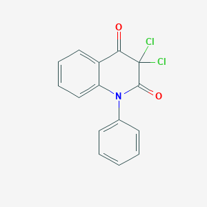 molecular formula C15H9Cl2NO2 B186776 3,3-Dichloro-1-phenylquinoline-2,4-dione CAS No. 17247-37-9
