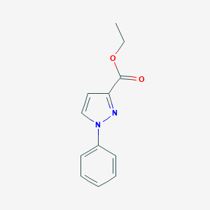 molecular formula C12H12N2O2 B186778 Ethyl 1-phenyl-1H-pyrazole-3-carboxylate CAS No. 115315-95-2