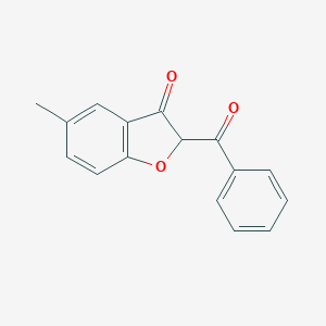 molecular formula C16H12O3 B186792 2-benzoyl-5-methyl-1-benzofuran-3(2H)-one CAS No. 5465-05-4