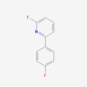 molecular formula C11H7F2N B186793 2-Fluoro-6-(4-fluorophenyl)pyridine CAS No. 180606-14-8
