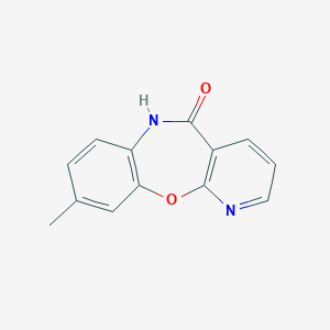 molecular formula C13H10N2O2 B186796 9-methyl-6H-pyrido[2,3-b][1,5]benzoxazepin-5-one CAS No. 140413-11-2