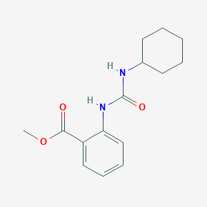 molecular formula C15H20N2O3 B186799 Methyl 2-(cyclohexylcarbamoylamino)benzoate CAS No. 43121-82-0