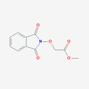 molecular formula C11H9NO5 B186804 (1,3-Dioxo-1,3-dihydro-isoindol-2-yloxy)-acetic acid methyl ester CAS No. 80733-98-8