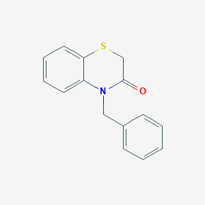 molecular formula C15H13NOS B186805 4-benzyl-2H-1,4-benzothiazin-3(4H)-one CAS No. 6431-73-8