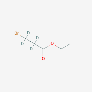molecular formula C5H9BrO2 B018681 Ethyl-3-bromopropionate-d4 CAS No. 14341-55-0