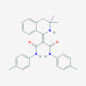 2-(3,3-dimethyl-3,4-dihydro-1(2H)-isoquinolinylidene)-N~1~,N~3~-bis(4-methylphenyl)malonamide