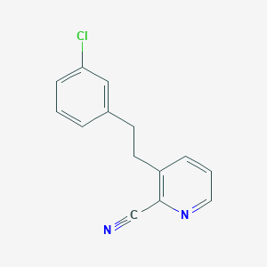 B018686 3-[2-(3-Chlorophenyl)ethyl]-2-pyridinecarbonitrile CAS No. 31255-57-9