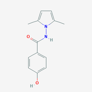B186860 N-(2,5-dimethyl-1H-pyrrol-1-yl)-4-hydroxybenzamide CAS No. 37034-69-8