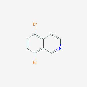 molecular formula C9H5Br2N B186898 5,8-Dibromoisoquinoline CAS No. 81045-39-8
