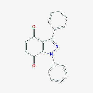 B186931 1H-Indazole-4,7-dione, 1,3-diphenyl- CAS No. 132782-93-5
