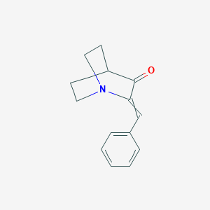 B186936 2-Benzylidene-1-azabicyclo[2.2.2]octan-3-one CAS No. 24123-89-5