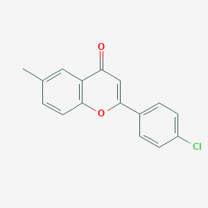 molecular formula C16H11ClO2 B186953 4'-Chloro-6-methylflavone CAS No. 60402-30-4
