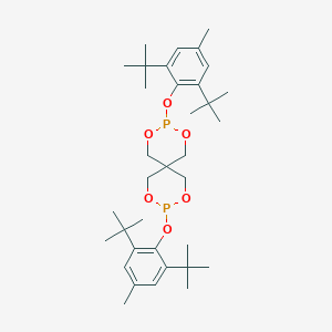 molecular formula C35H54O6P2 B186957 双(2,6-二叔丁基-4-甲基苯基)季戊四醇二亚磷酸酯 CAS No. 80693-00-1