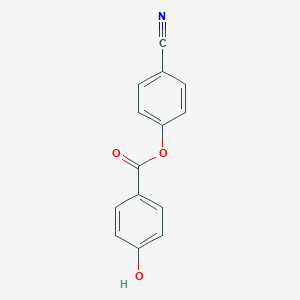 molecular formula C14H9NO3 B186976 4-Cyanophenyl 4-hydroxybenzoate CAS No. 70568-47-7