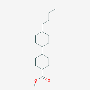 B186979 Trans-4-(Trans-4-Butylcyclohexyl)Cyclohexanecarboxylic Acid CAS No. 89111-63-7