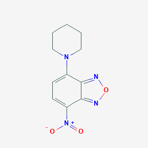 molecular formula C11H12N4O3 B186986 4-Nitro-7-piperidin-1-yl-2,1,3-benzoxadiazole CAS No. 18378-22-8