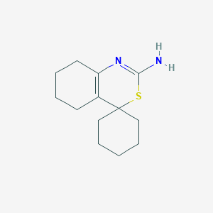 molecular formula C13H20N2S B186996 5,6,7,8-四氢螺[3,1-苯并噻嗪-4,1'-环己烷]-2-胺 CAS No. 5778-24-5