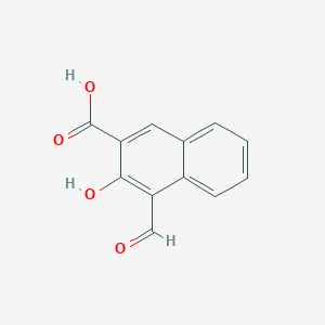 B187009 4-Formyl-3-hydroxynaphthalene-2-carboxylic acid CAS No. 38399-46-1