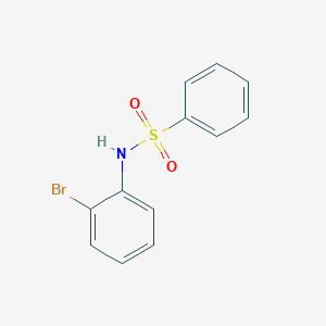 molecular formula C12H10BrNO2S B187015 N-(2-bromophenyl)benzenesulfonamide CAS No. 21226-31-3