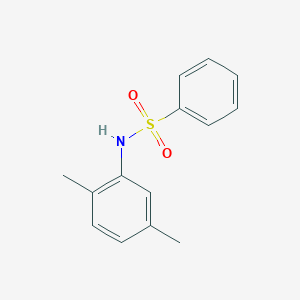 molecular formula C14H15NO2S B187016 N-(2,5-二甲基苯基)苯磺酰胺 CAS No. 88681-01-0