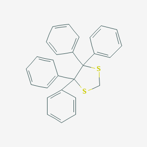 molecular formula C27H22S2 B187020 4,4,5,5-Tetraphenyl-1,3-dithiolane CAS No. 88691-94-5