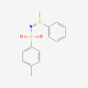 molecular formula C14H15NO2S2 B187028 4-methyl-N-[methyl(phenyl)-lambda~4~-sulfanylidene]benzenesulfonamide CAS No. 10330-22-0