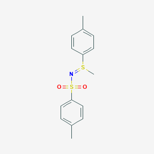 molecular formula C15H17NO2S2 B187034 4-methyl-N-[methyl(4-methylphenyl)-lambda~4~-sulfanylidene]benzenesulfonamide CAS No. 24702-26-9