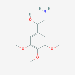 molecular formula C11H17NO4 B187037 2-氨基-1-(3,4,5-三甲氧基苯基)乙醇 CAS No. 13079-18-0