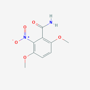 molecular formula C9H10N2O5 B187043 3,6-Dimethoxy-2-nitrobenzamide CAS No. 26002-58-4
