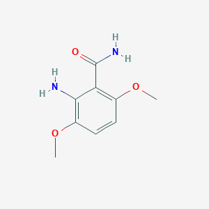 molecular formula C9H12N2O3 B187044 2-氨基-3,6-二甲氧基苯甲酰胺 CAS No. 98991-68-5