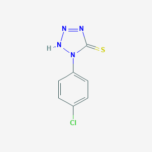 molecular formula C7H5ClN4S B187056 1-(4-氯苯基)-1H-四唑-5-硫醇 CAS No. 27143-76-6