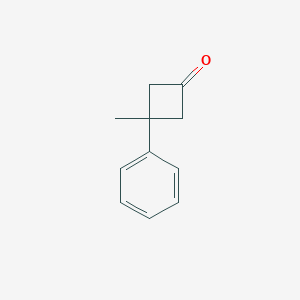 molecular formula C11H12O B187075 3-甲基-3-苯基环丁酮 CAS No. 151990-53-3
