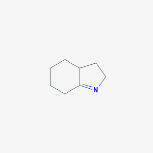 molecular formula C8H13N B187076 3,3a,4,5,6,7-六氢-2H-吲哚 CAS No. 18159-32-5