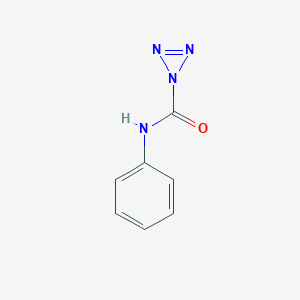 molecular formula C7H6N4O B187077 N-phenyltriazirine-1-carboxamide CAS No. 197303-46-1